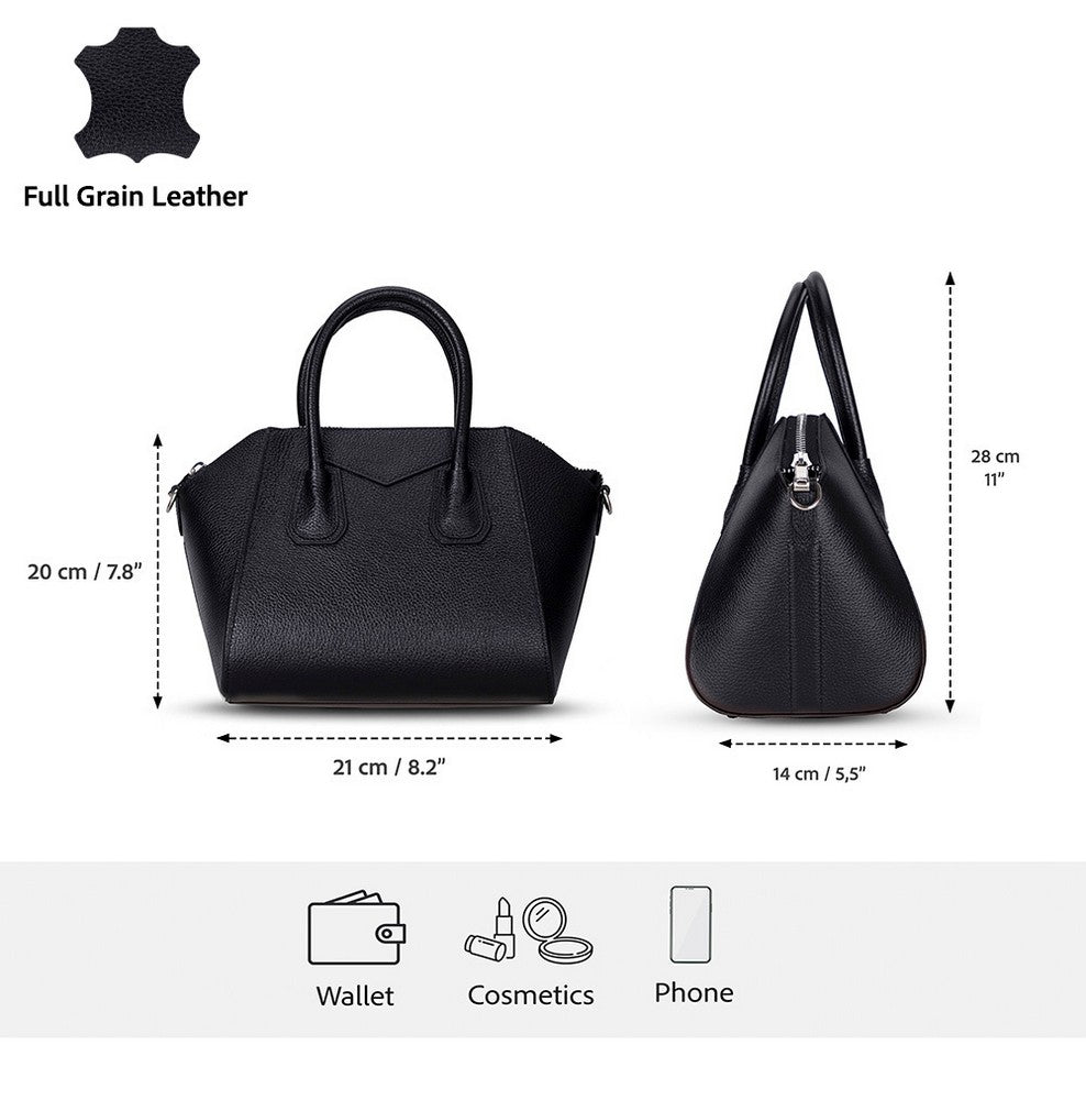 Lorenza Small Leather Bag – Handcrafted Women's Handbag