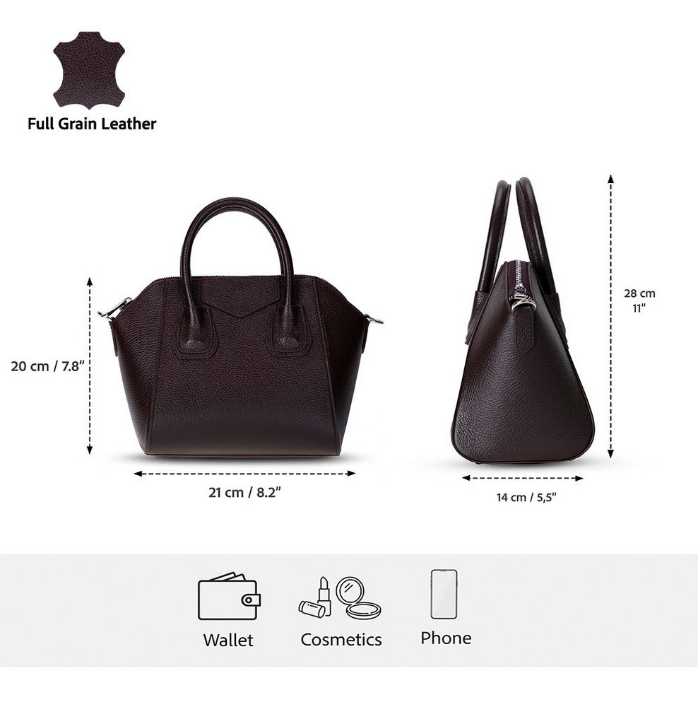 Lorenza Small Leather Bag – Handcrafted Women's Handbag