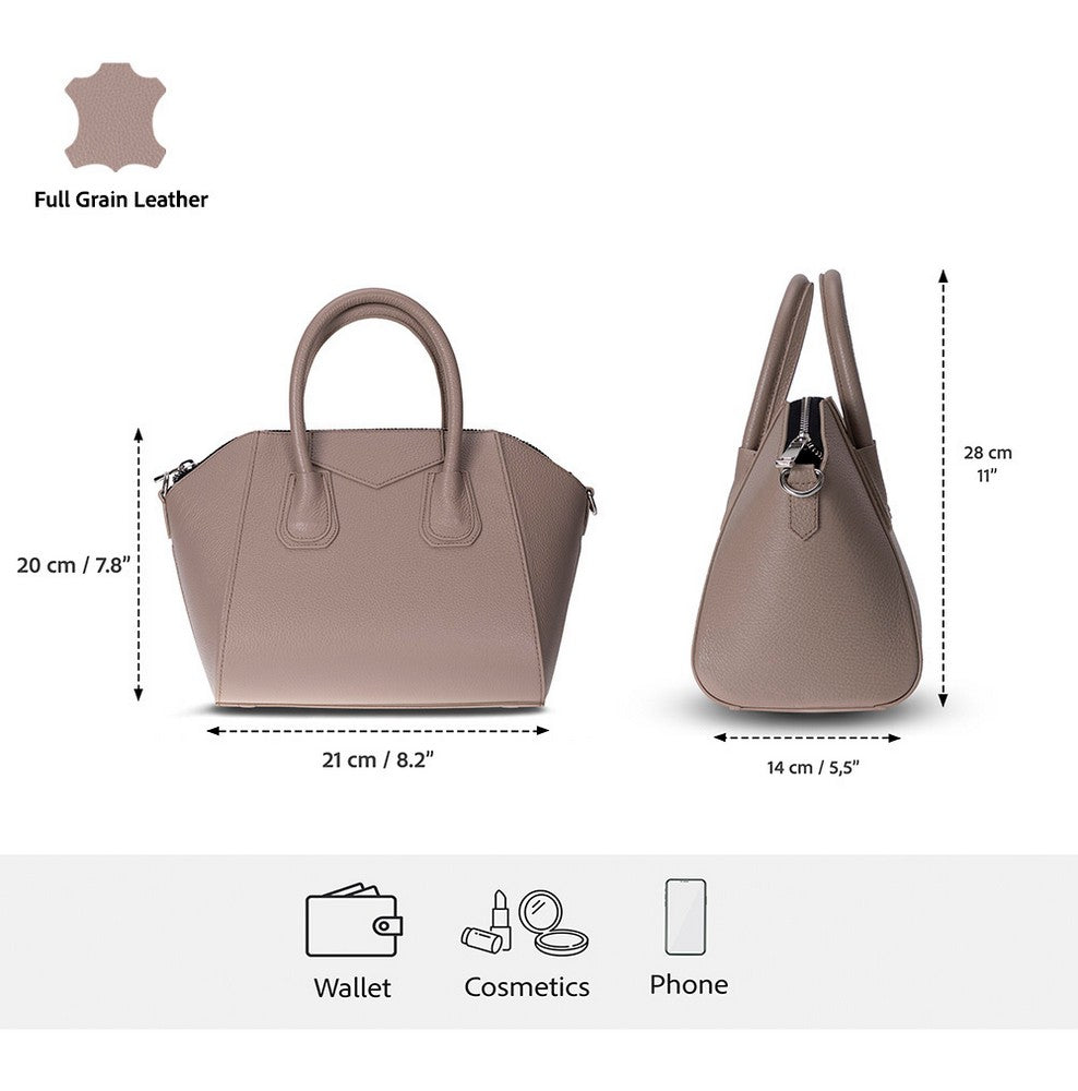 Lorenza Small Leather Bag – Handcrafted Women's Handbag