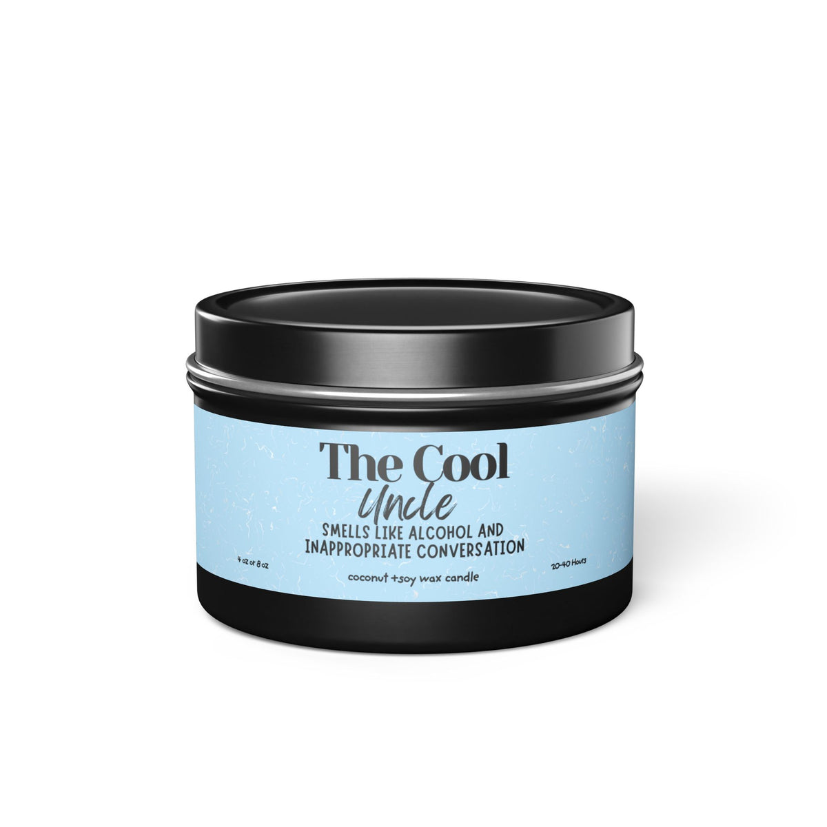 The Cool Uncle Tin Candle — Scented Soy Gift Candle