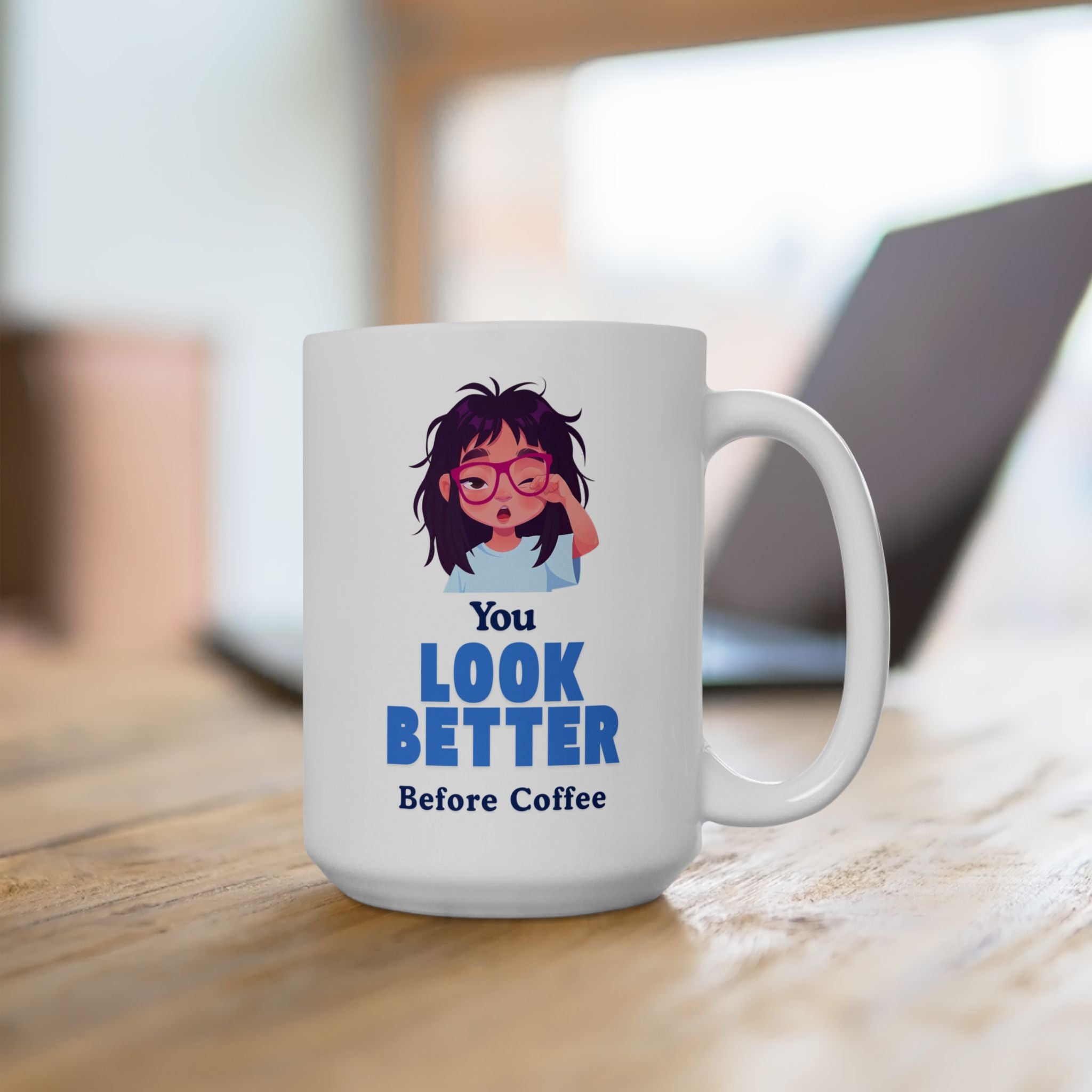 You Looked Better Before Coffee – Funny Barber Mug