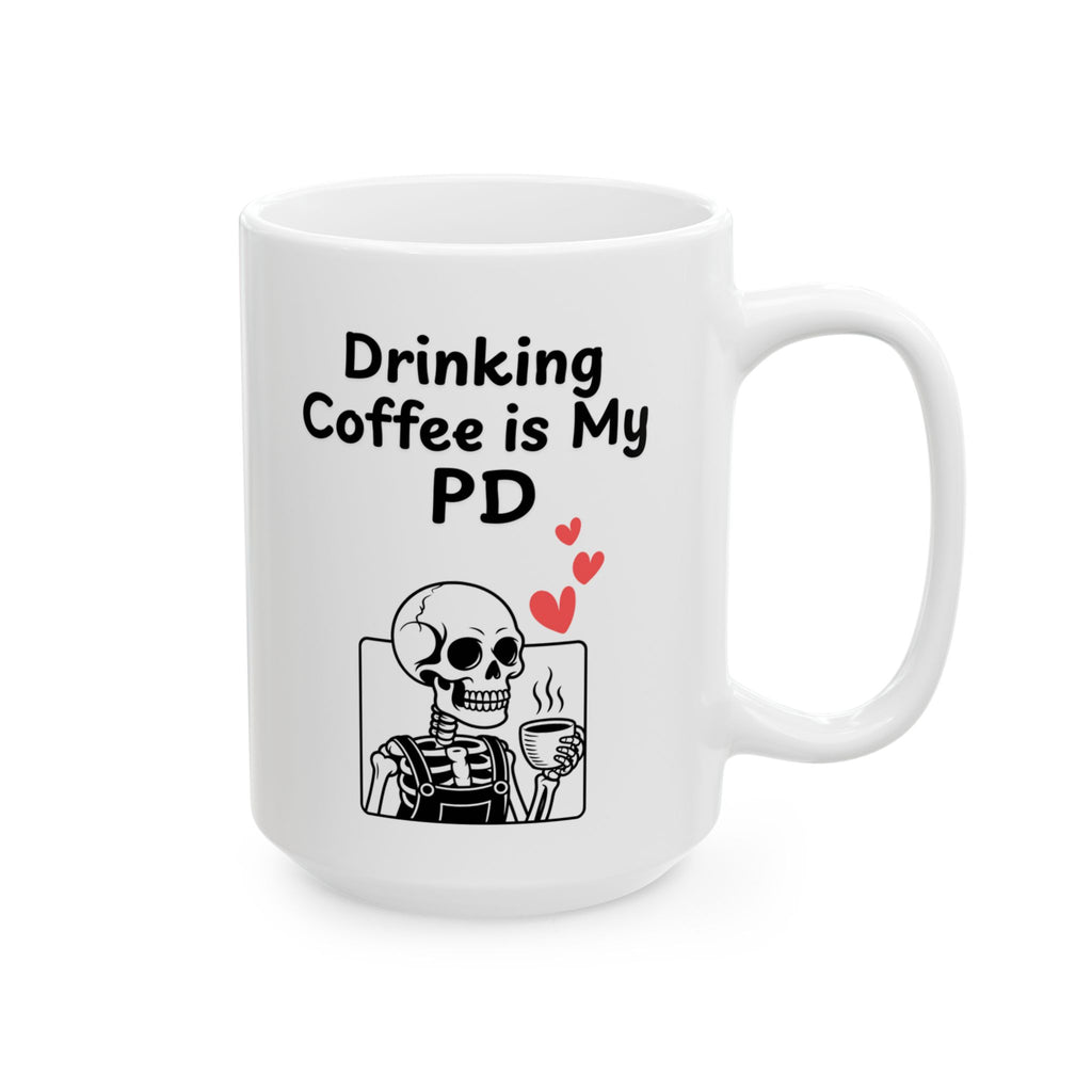 Coffee Is My PD — Teacher's Ceramic Mug (15oz)