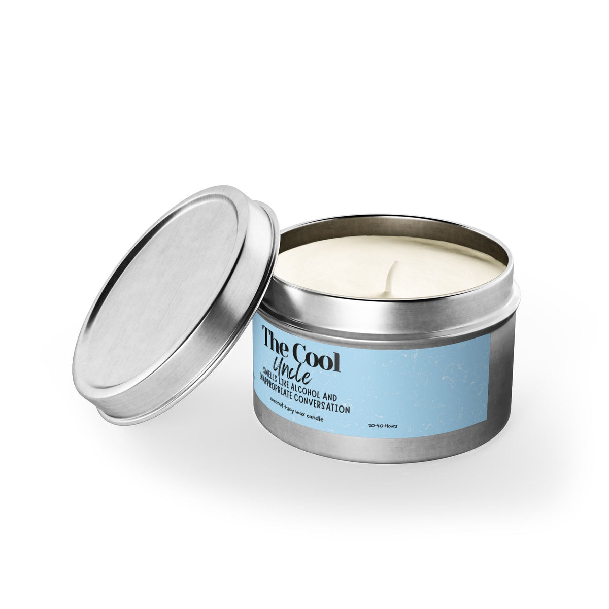 The Cool Uncle Tin Candle — Scented Soy Gift Candle