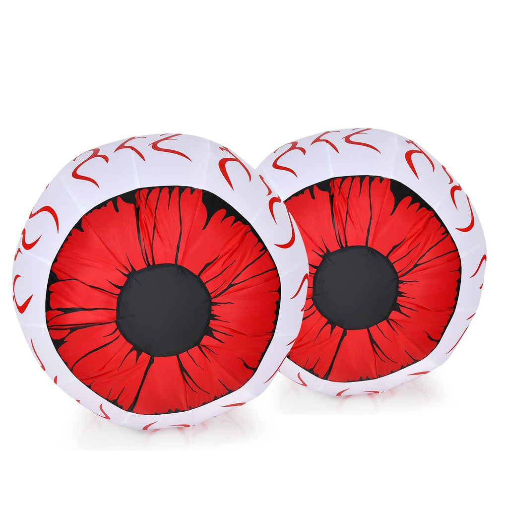 Light-Up Inflatable Halloween Eyeballs, Set of 2