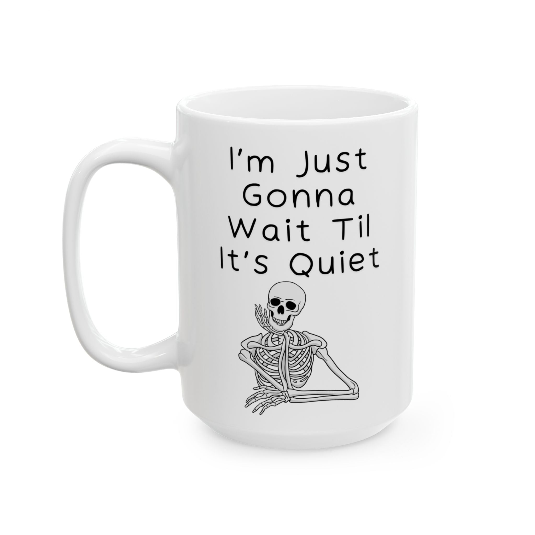 Funny Mug — "My Resting Death Face" Ceramic Cup