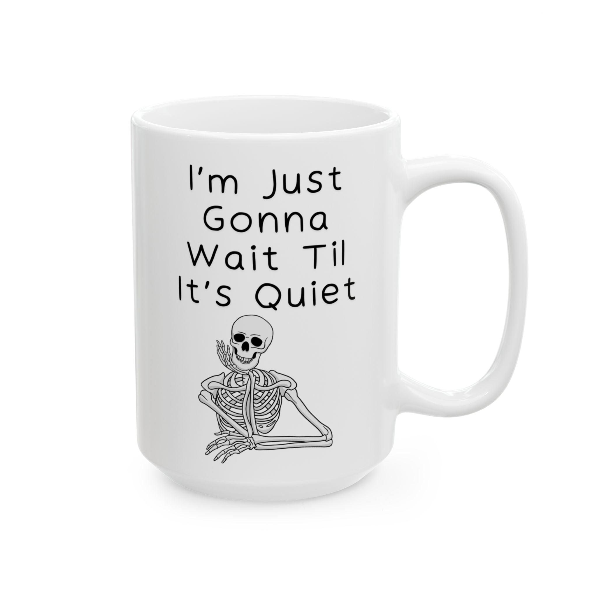 Funny Mug — "My Resting Death Face" Ceramic Cup