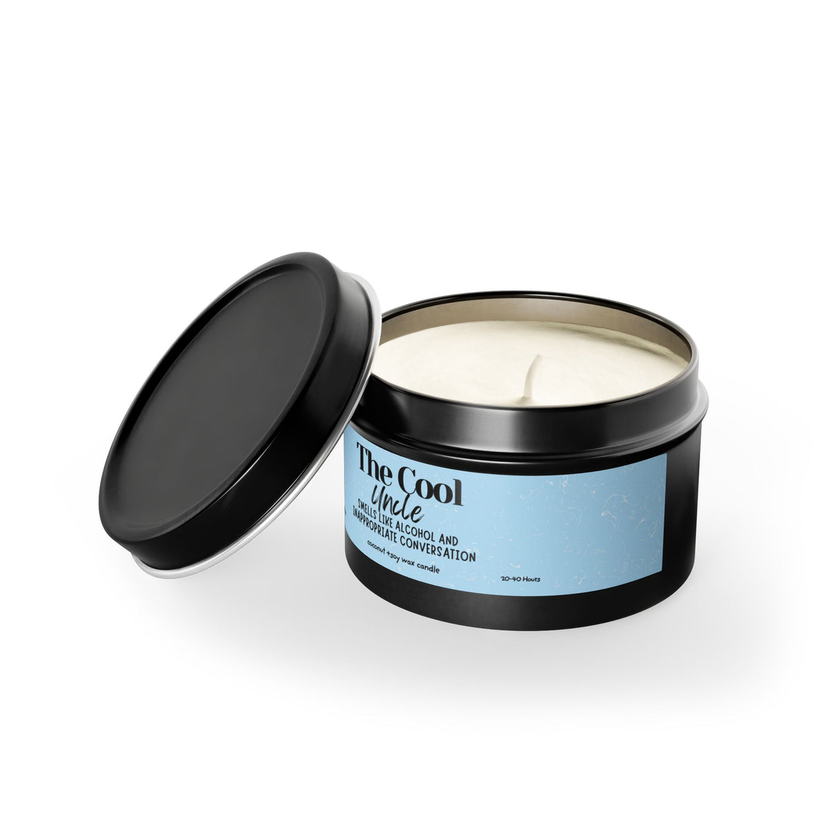 The Cool Uncle Tin Candle — Scented Soy Gift Candle