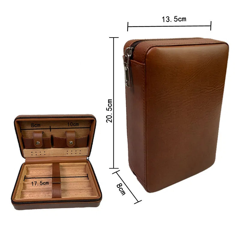 Cedar Wood Cigar Humidor Box