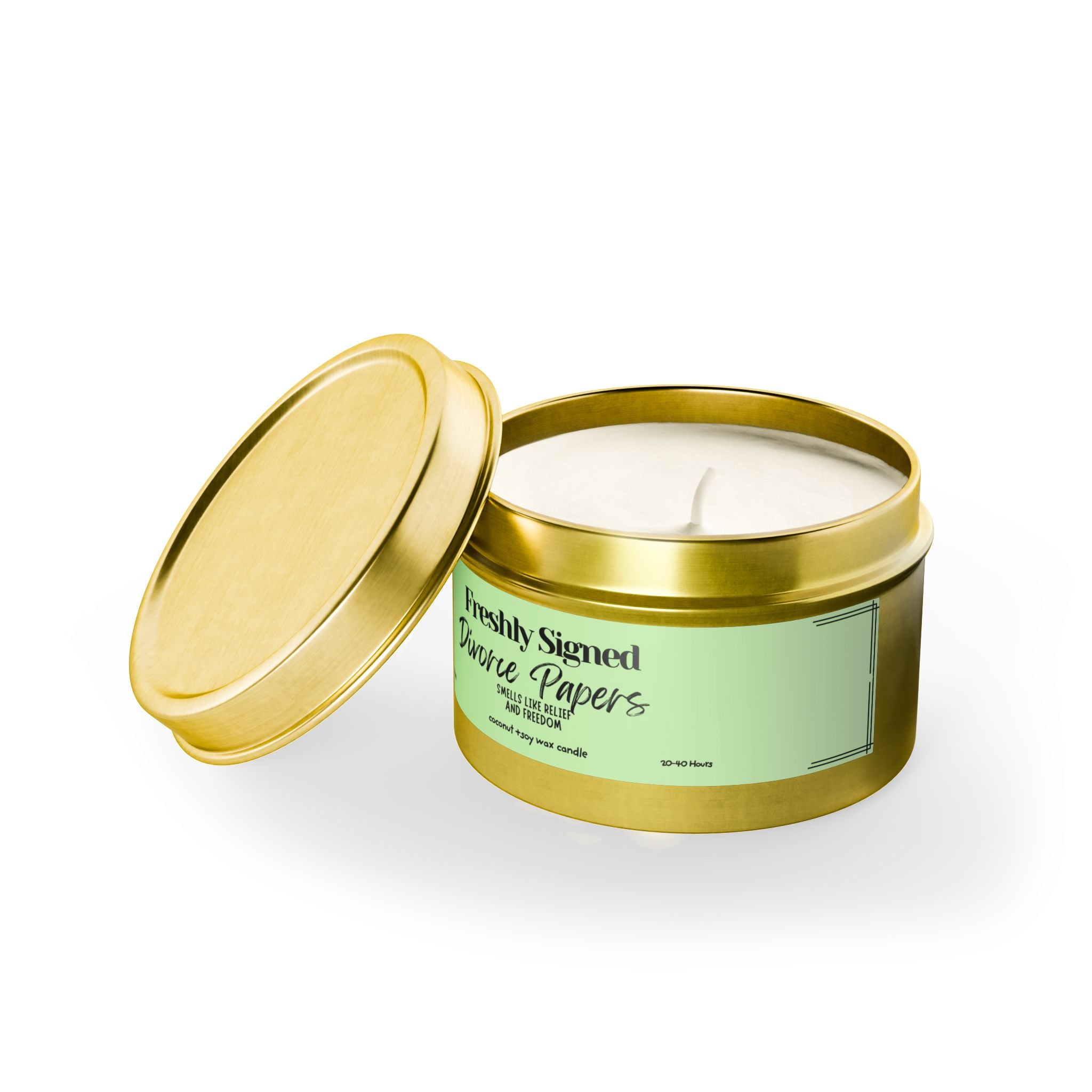 Tin Candle — Freshly Signed Divorce Papers