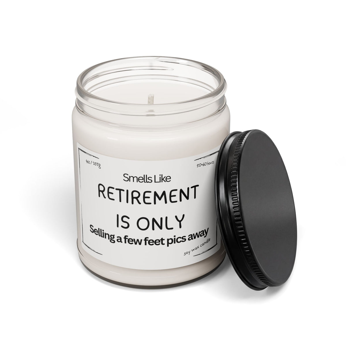 Retirement Is Only… Scented Soy Candle – 9oz Gift for New Retirees