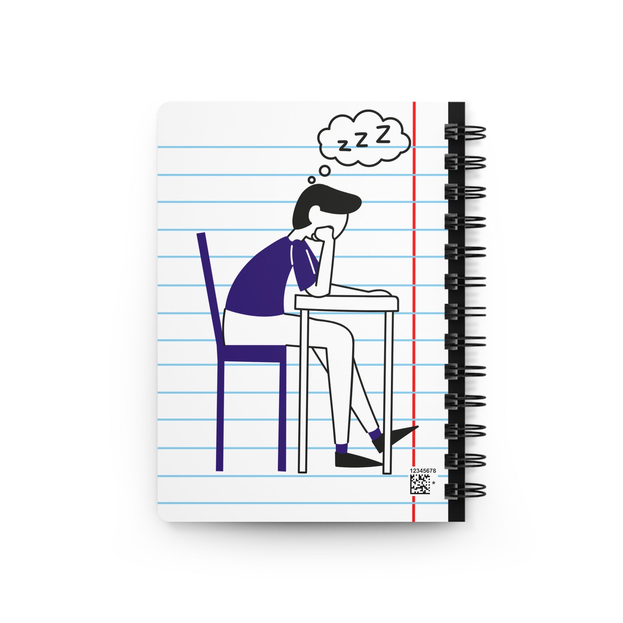 "Faculty Meeting Survivor" Spiral Notebook for Teachers