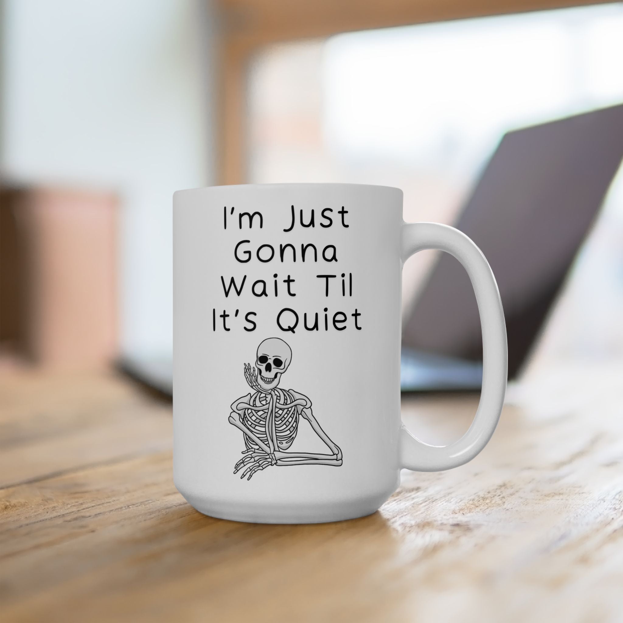 Funny Mug — "My Resting Death Face" Ceramic Cup