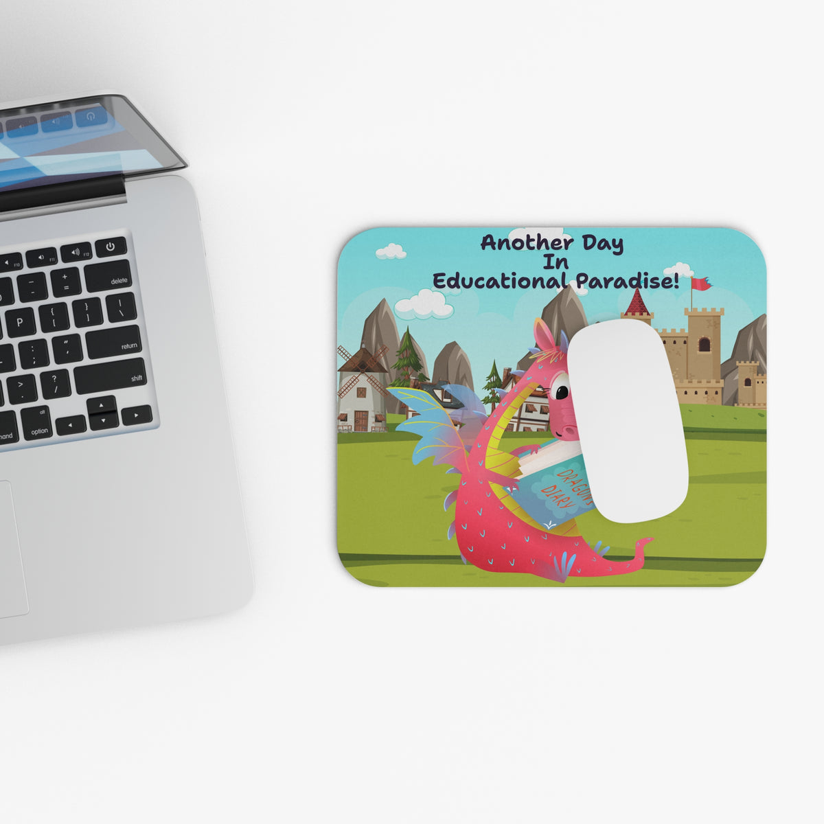 Teacher Mouse Pad — "Another Day in Educational Paradise"