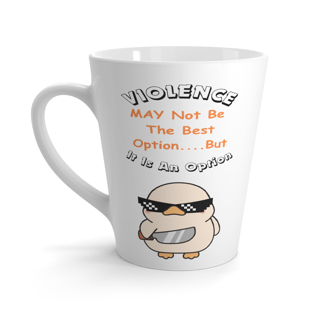 Funny Chicken Latte Mug – It Is an Option