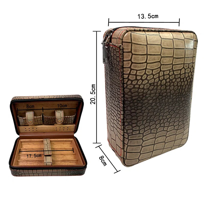 Cedar Wood Cigar Humidor Box