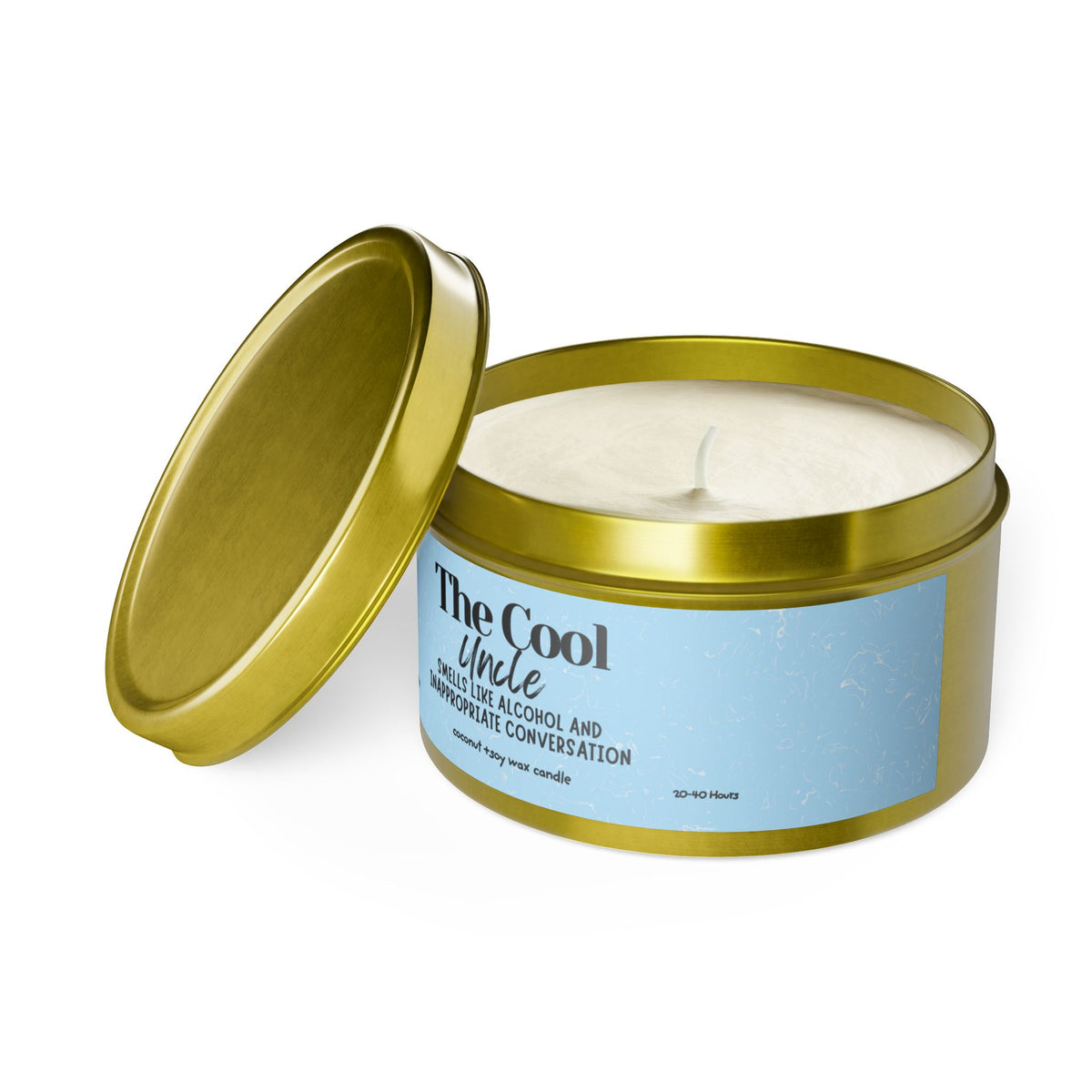 The Cool Uncle Tin Candle — Scented Soy Gift Candle