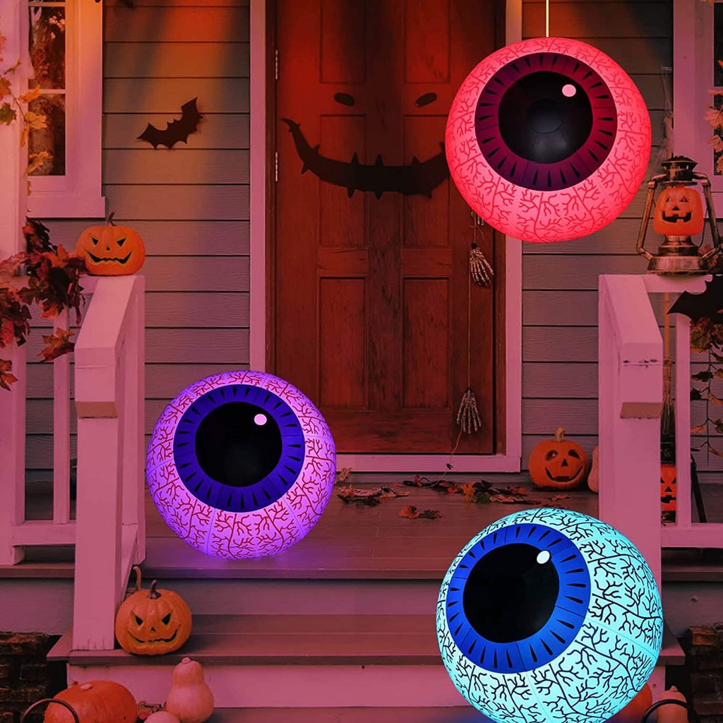 Halloween Ghost Eyeball Light-Up Inflatable