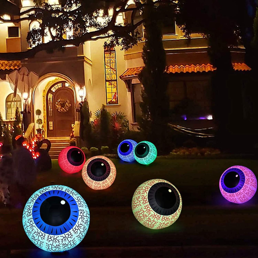 Halloween Ghost Eyeball Light-Up Inflatable