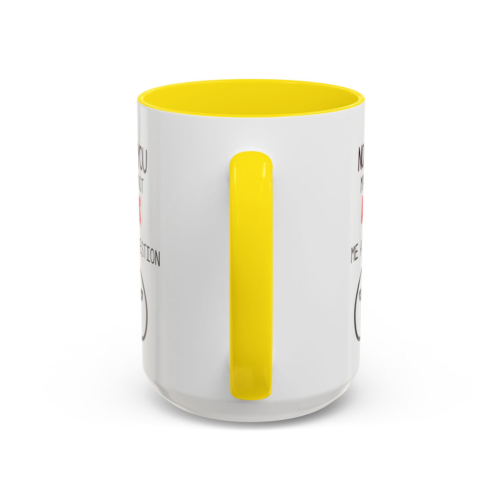 "No, You May Not Ask Me A Question" Sarcastic Coffee Mug, Great Office Gift