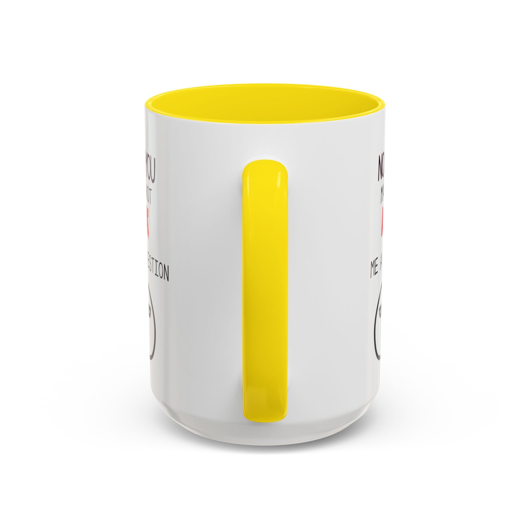 "No, You May Not Ask Me A Question" Sarcastic Coffee Mug, Great Office Gift