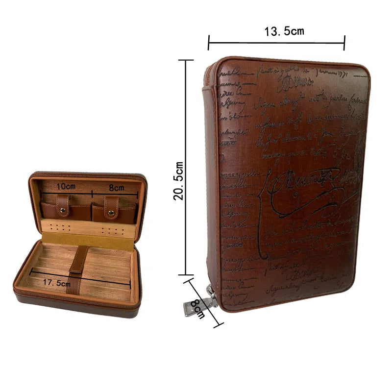 Cedar Wood Cigar Humidor Box