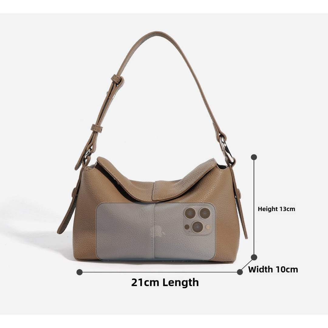 Elegant Leather Underarm Bag