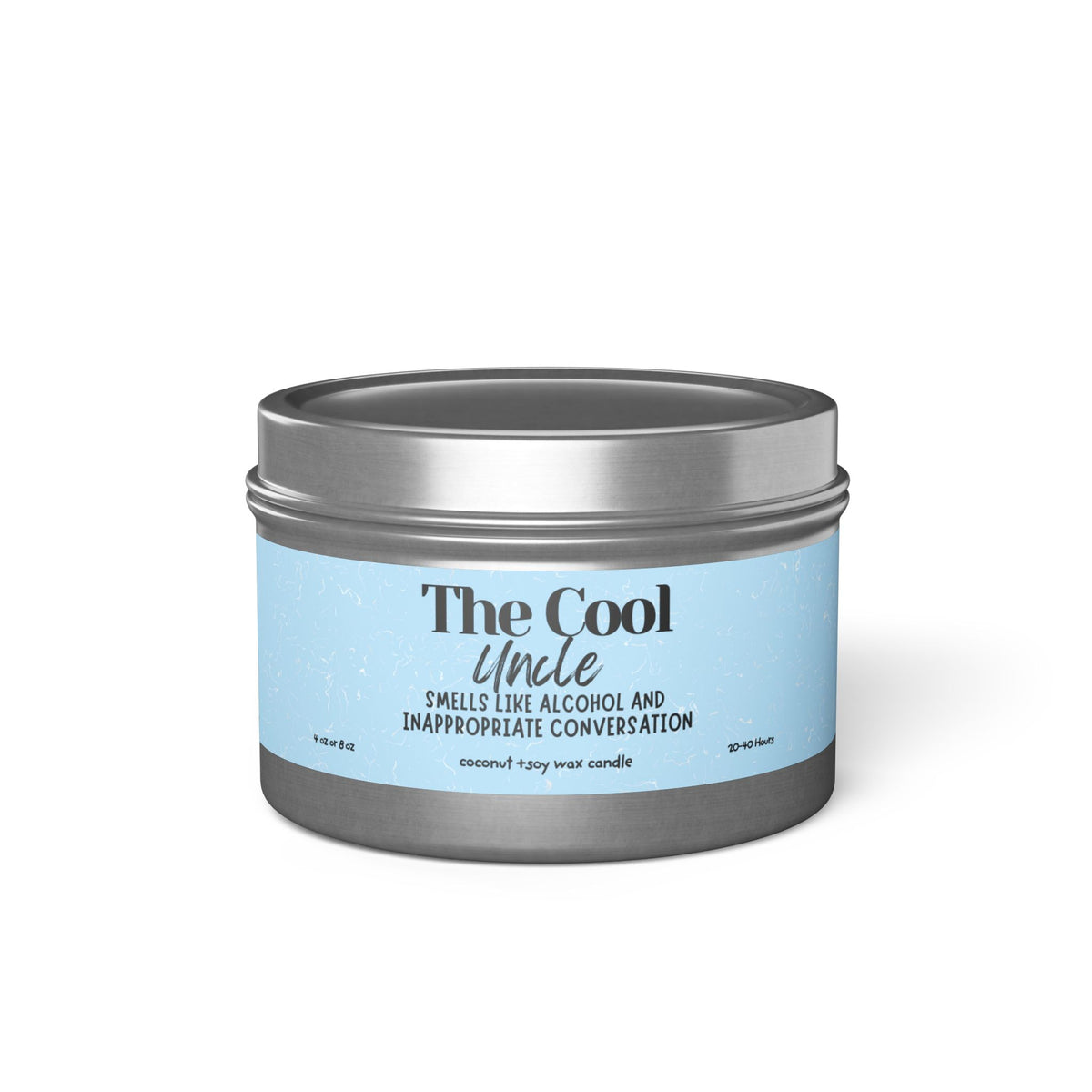The Cool Uncle Tin Candle — Scented Soy Gift Candle