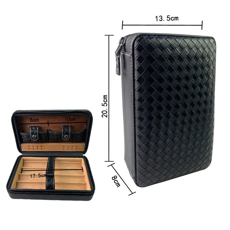 Cedar Wood Cigar Humidor Box