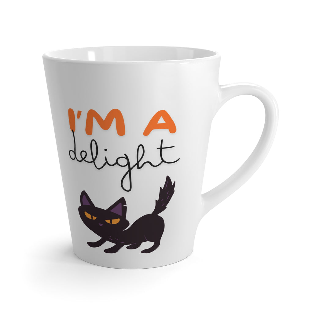 Latte Mug — "I'm A Delight" Coffee Cup