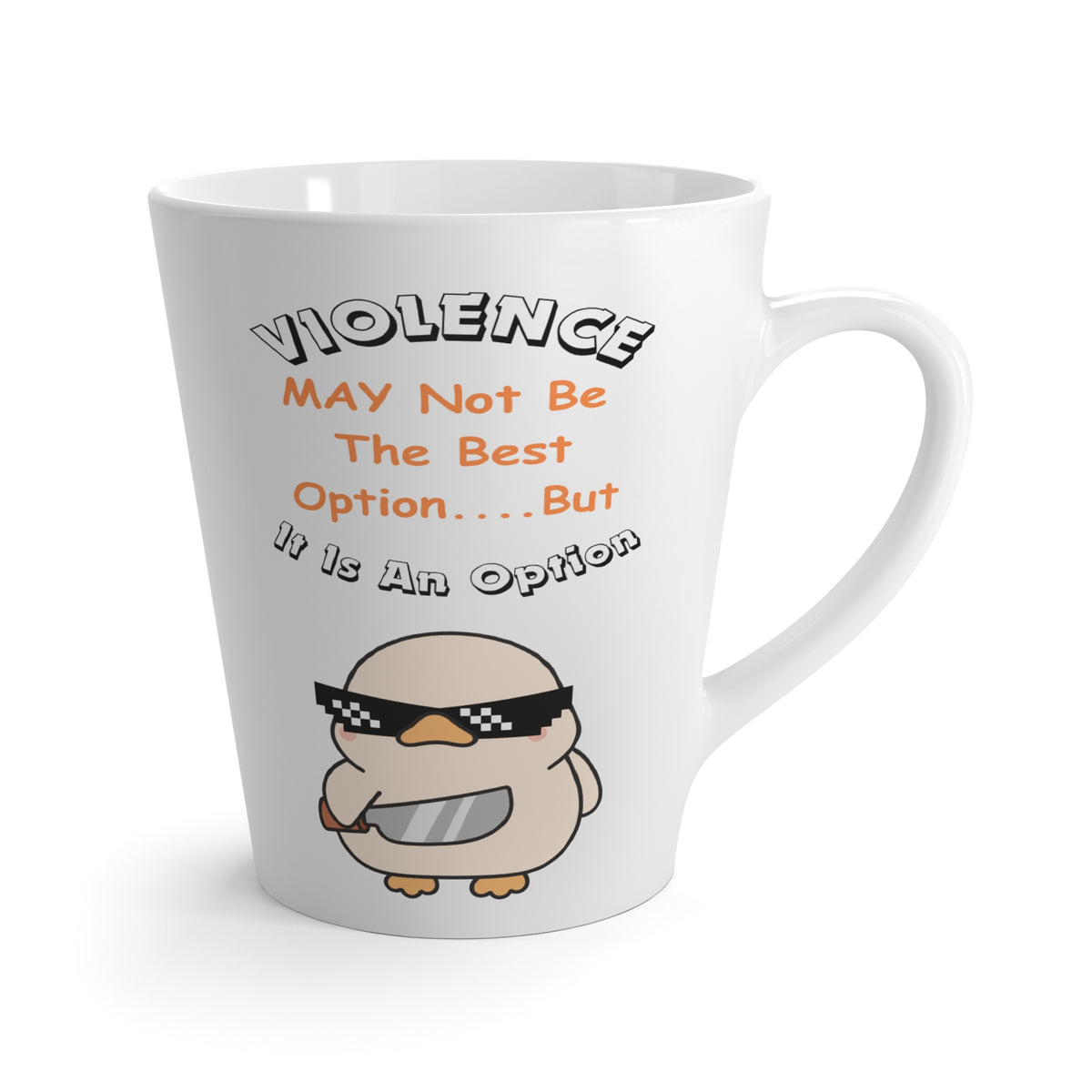 Funny Chicken Latte Mug – It Is an Option