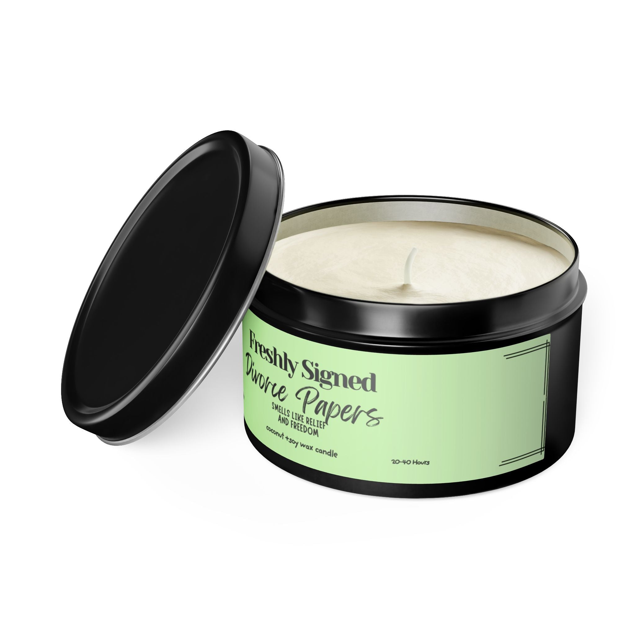 Tin Candle — Freshly Signed Divorce Papers