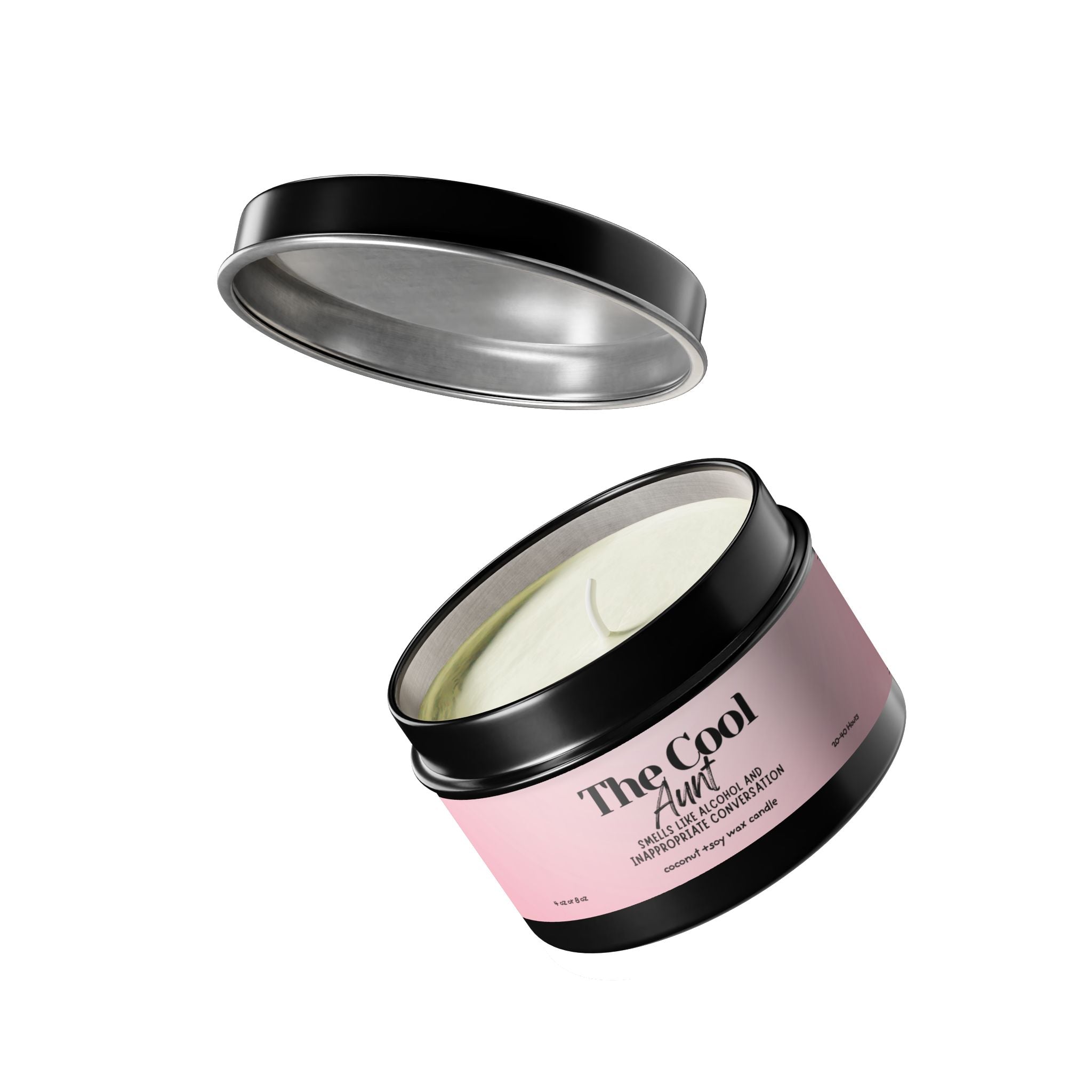 The Cool Aunt Tin Candle – Scented Soy Travel Candle (Gift for Her)