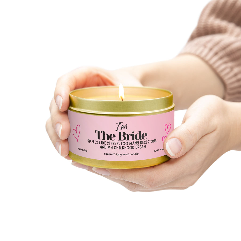"I'm The Bride" Tin Candle — Bachelorette & Bridal Shower Gift