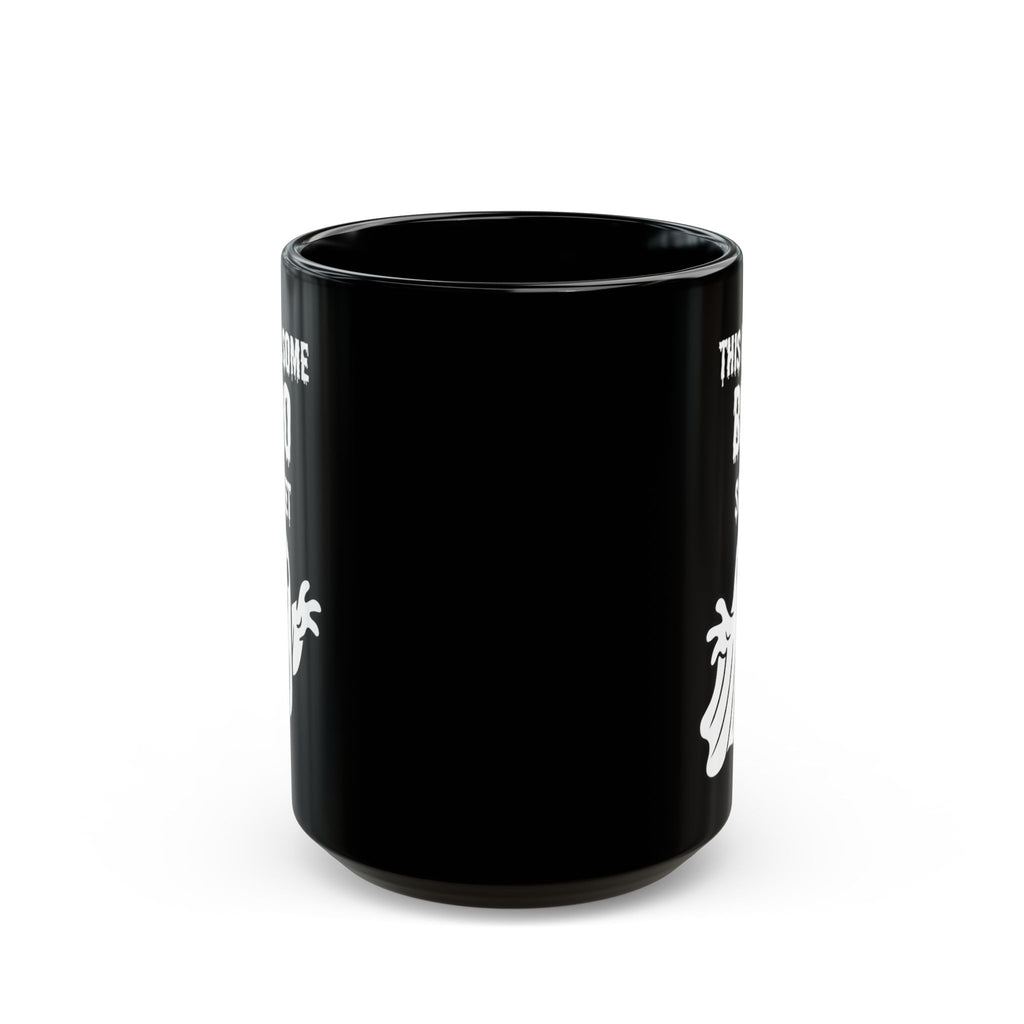 Halloween Ghost Mug — "This Is Some Boo Sheet" Funny Spooky Coffee Cup