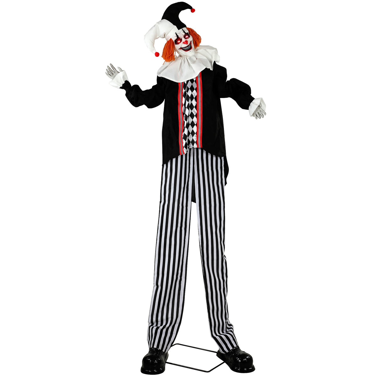 HOMCOM Animated Halloween Clown Decoration