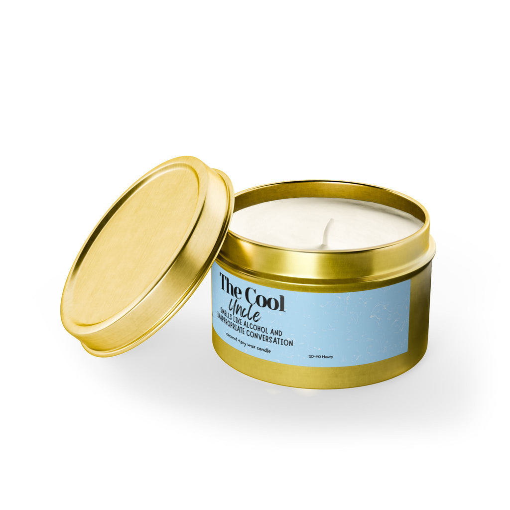 The Cool Uncle Tin Candle — Scented Soy Gift Candle