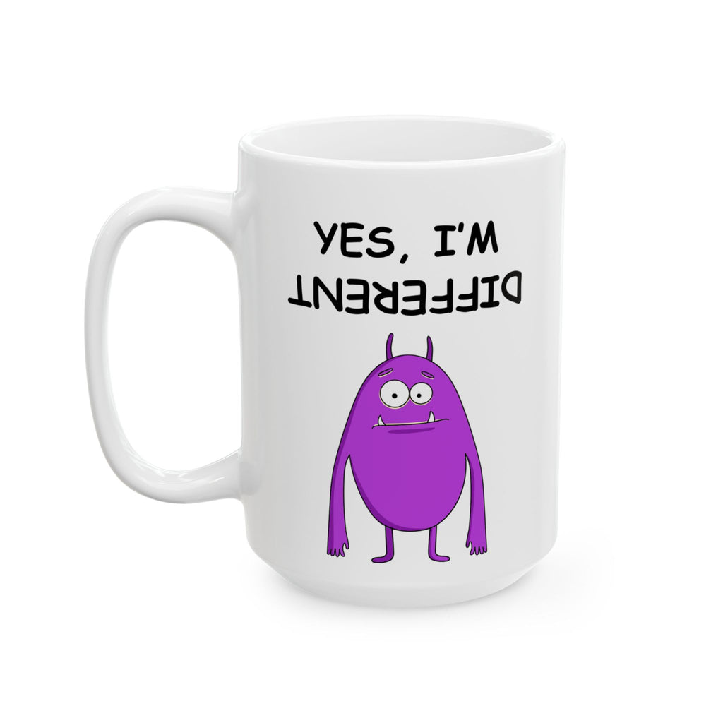 Purple Ceramic Mug – 'You Are Not Different' (But Your Mug Can Be)