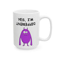 Purple Ceramic Mug – 'You Are Not Different' (But Your Mug Can Be)