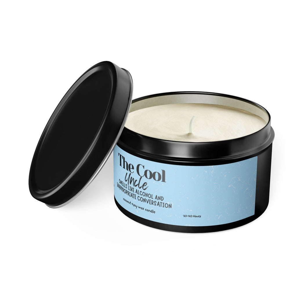 The Cool Uncle Tin Candle — Scented Soy Gift Candle