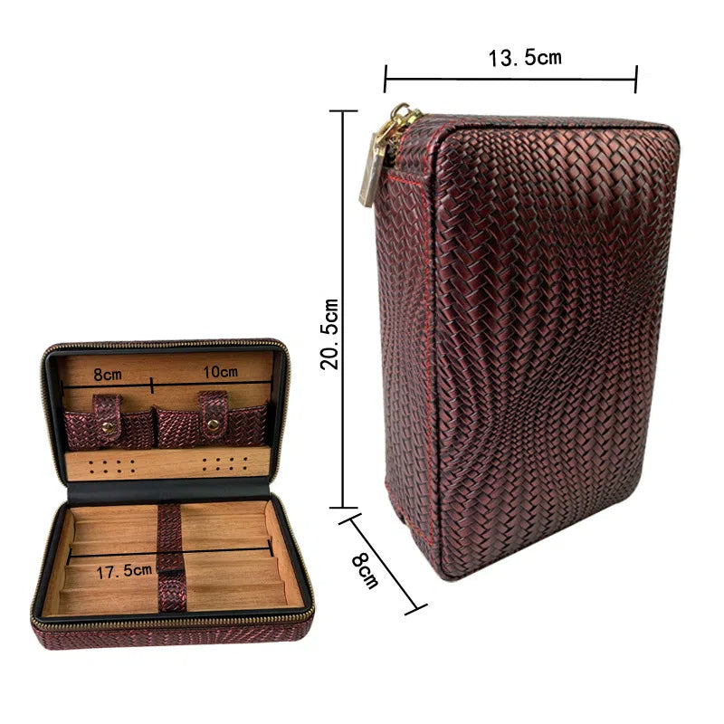 Cedar Wood Cigar Humidor Box
