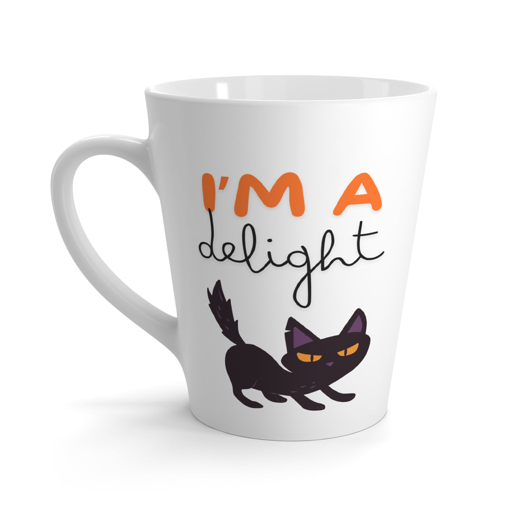 Latte Mug — "I'm A Delight" Coffee Cup