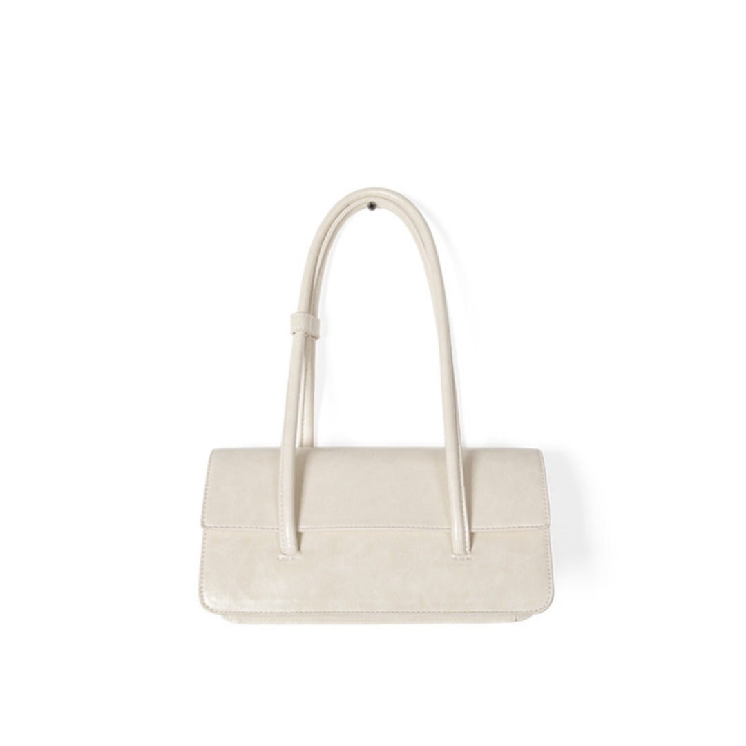 Oil Wax Leather Shoulder Bag