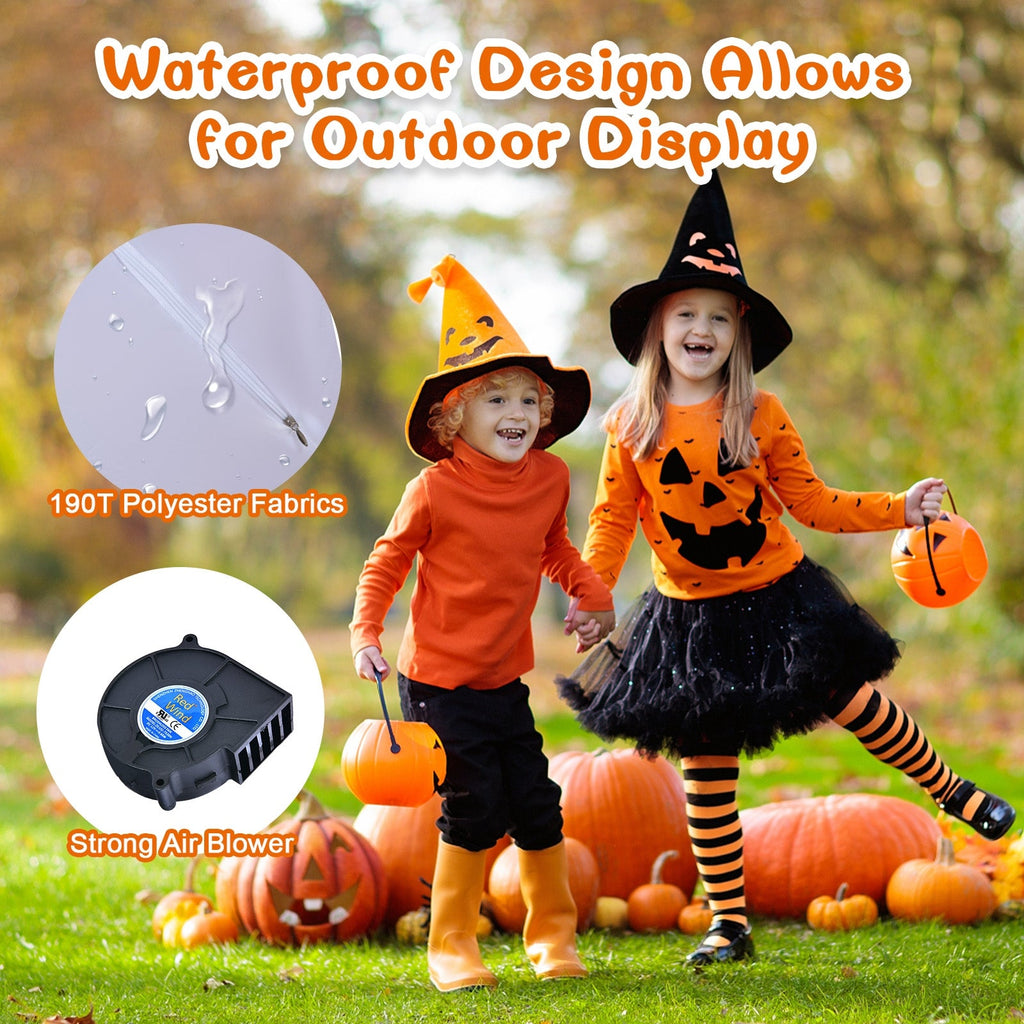 Light-Up Inflatable Halloween Eyeballs, Set of 2