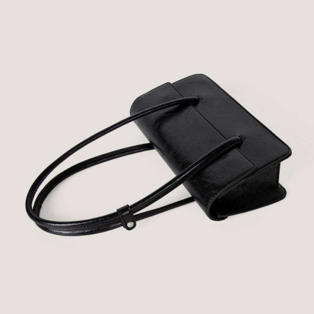 Oil Wax Leather Shoulder Bag