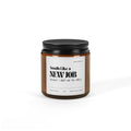 Smells Like a New Job Soy Candle — Amber Jar (Celebrate Career Wins)