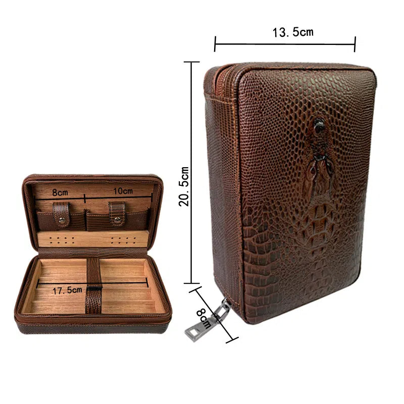 Cedar Wood Cigar Humidor Box