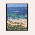 Daisy Tides Framed Fine Art Canvas Print