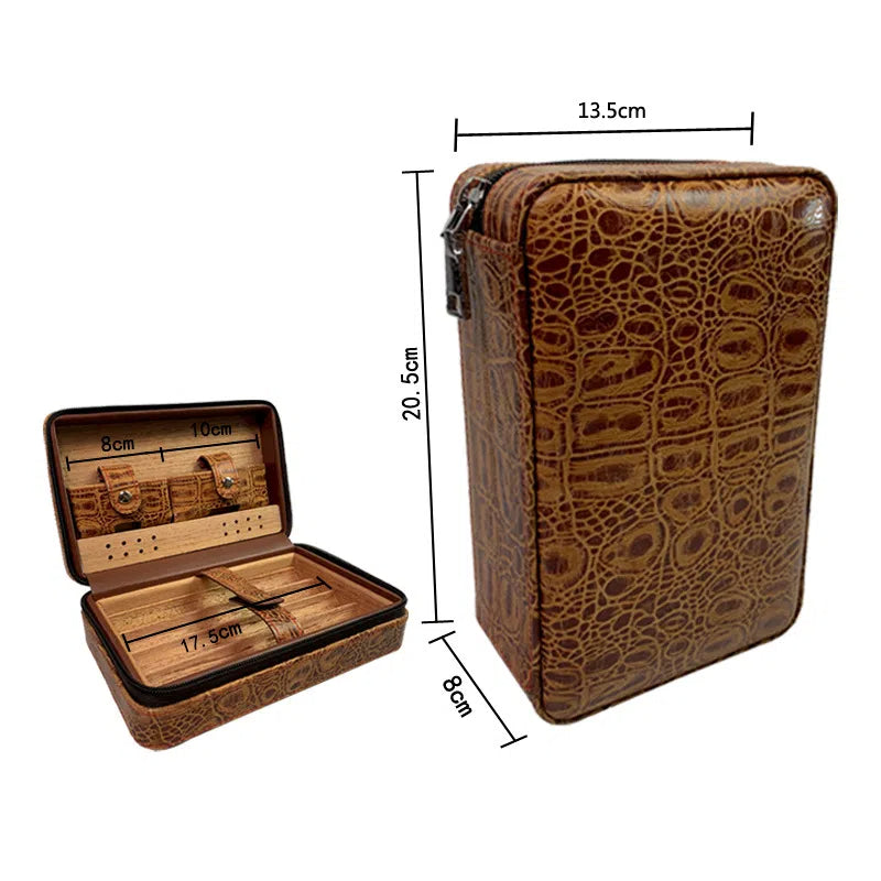 Cedar Wood Cigar Humidor Box