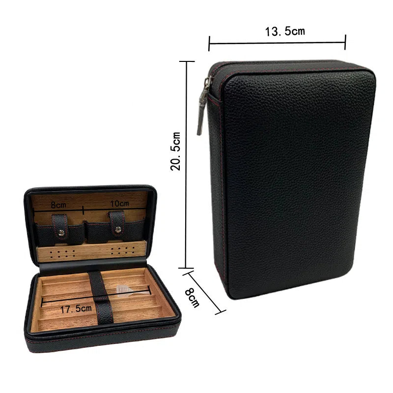 Cedar Wood Cigar Humidor Box