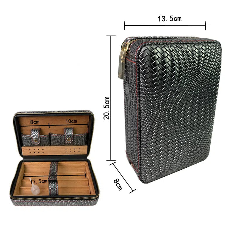 Cedar Wood Cigar Humidor Box